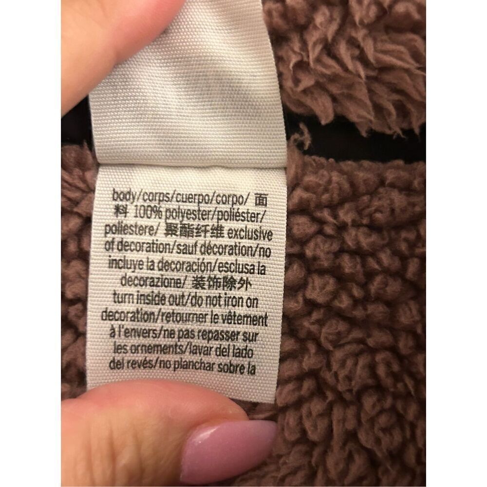 PINK by Victoria's Secret Sherpa Pullover Mauve oversized  S - Picture 6 of 6
